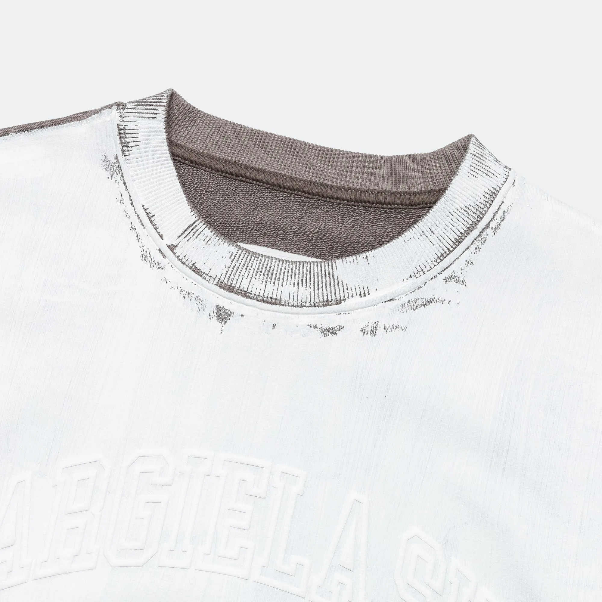 Short Sleeve Sweatshirt - Taupe