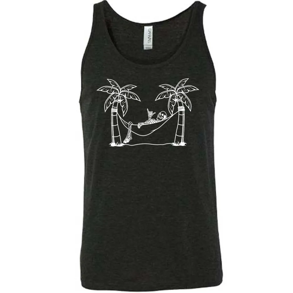 Skeleton Hammock Chilling Shirt Unisex