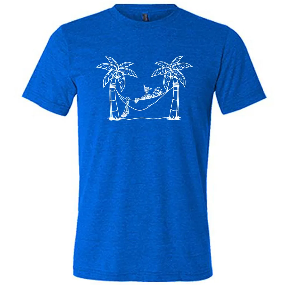 Skeleton Hammock Chilling Shirt Unisex