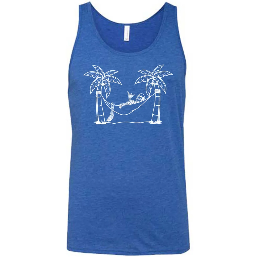 Skeleton Hammock Chilling Shirt Unisex