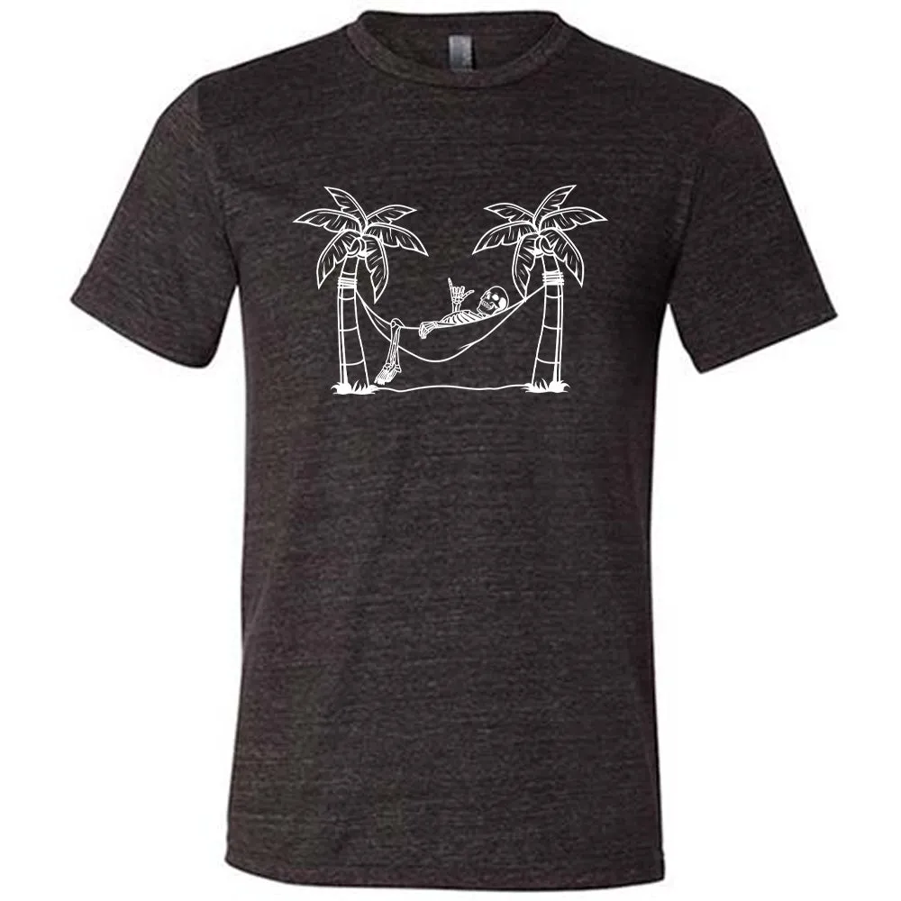 Skeleton Hammock Chilling Shirt Unisex