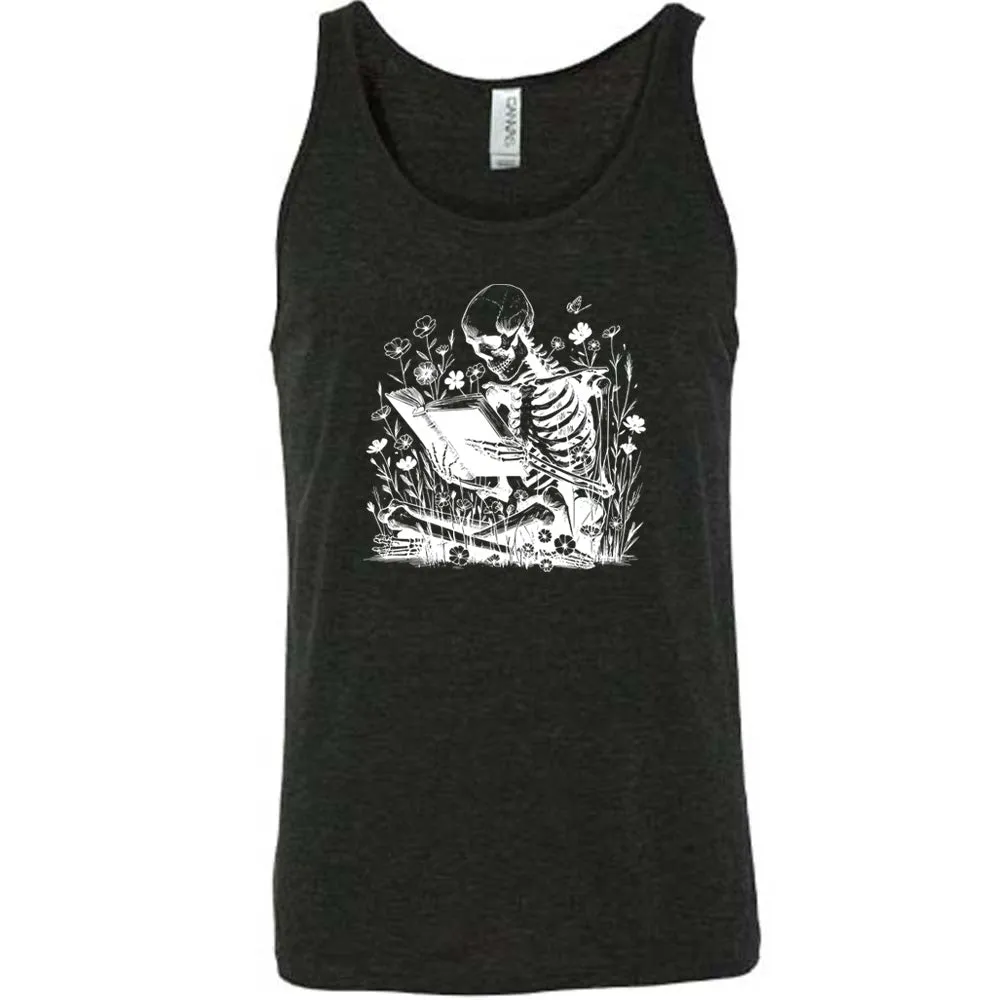 Skeleton Reading Shirt Unisex