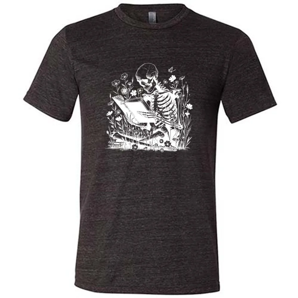 Skeleton Reading Shirt Unisex