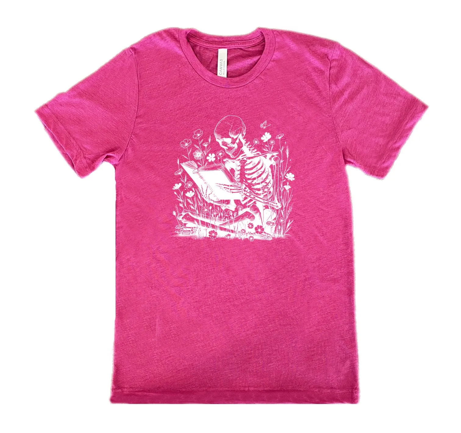 Skeleton Reading Shirt Unisex