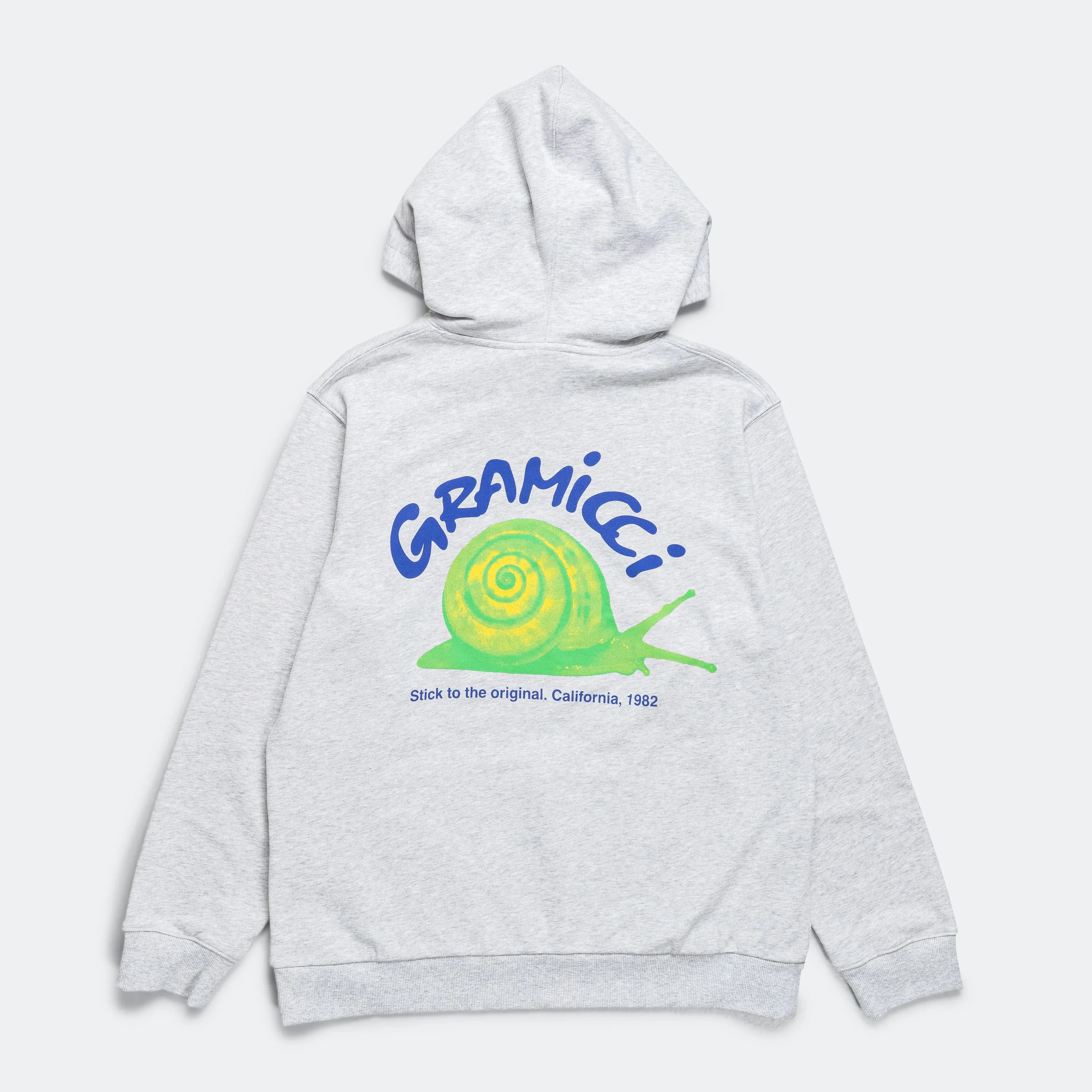 Snail Hooded Sweatshirt - Heather Ash