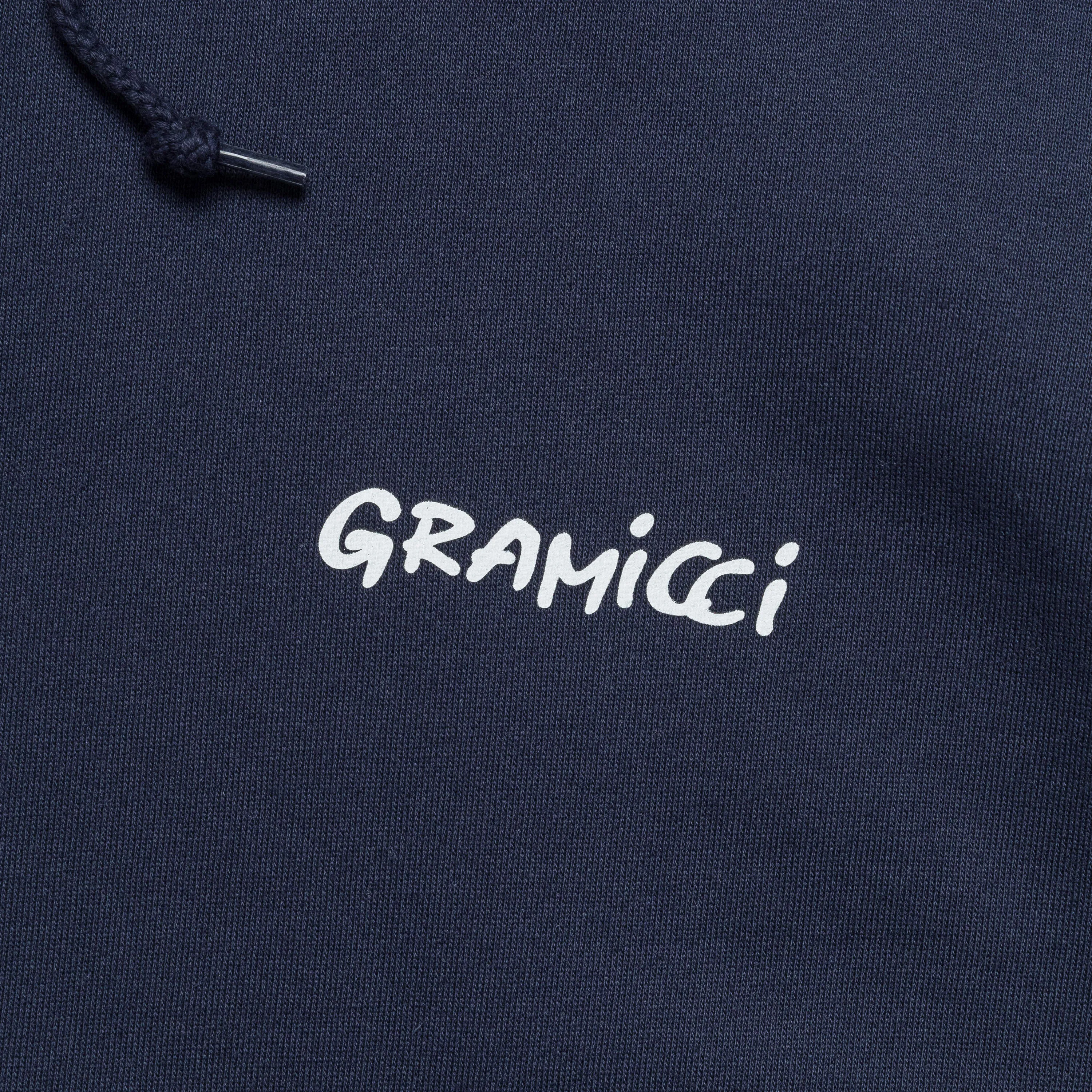 Snail Hooded Sweatshirt - Navy