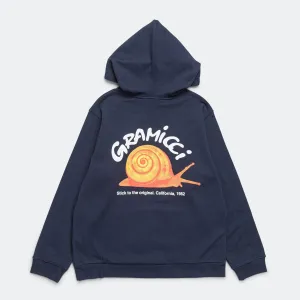 Snail Hooded Sweatshirt - Navy