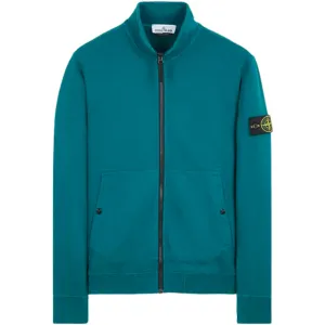 Stone Island Brushed Cotton Full Zip Up