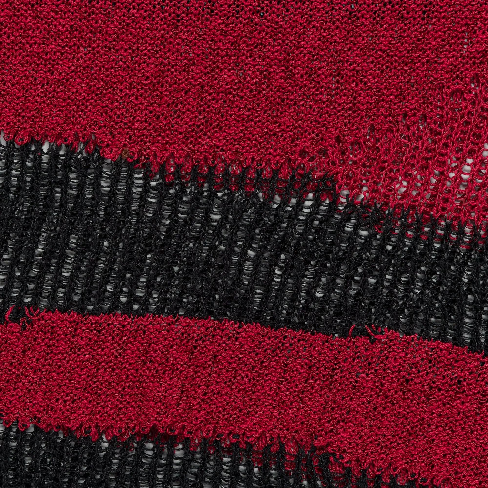 Stripe Crewneck Sweater - Black/Red