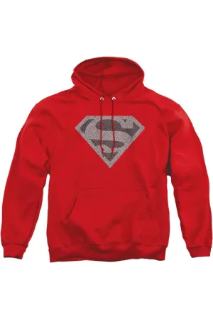 Superman Elephant Shield Adult Pull Over Hoodie / Hooded Sweatshirt