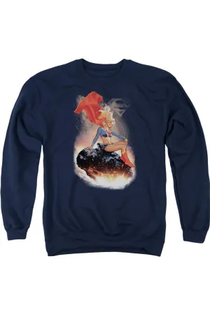 Superman Ride It Out Adult Crewneck Sweatshirt