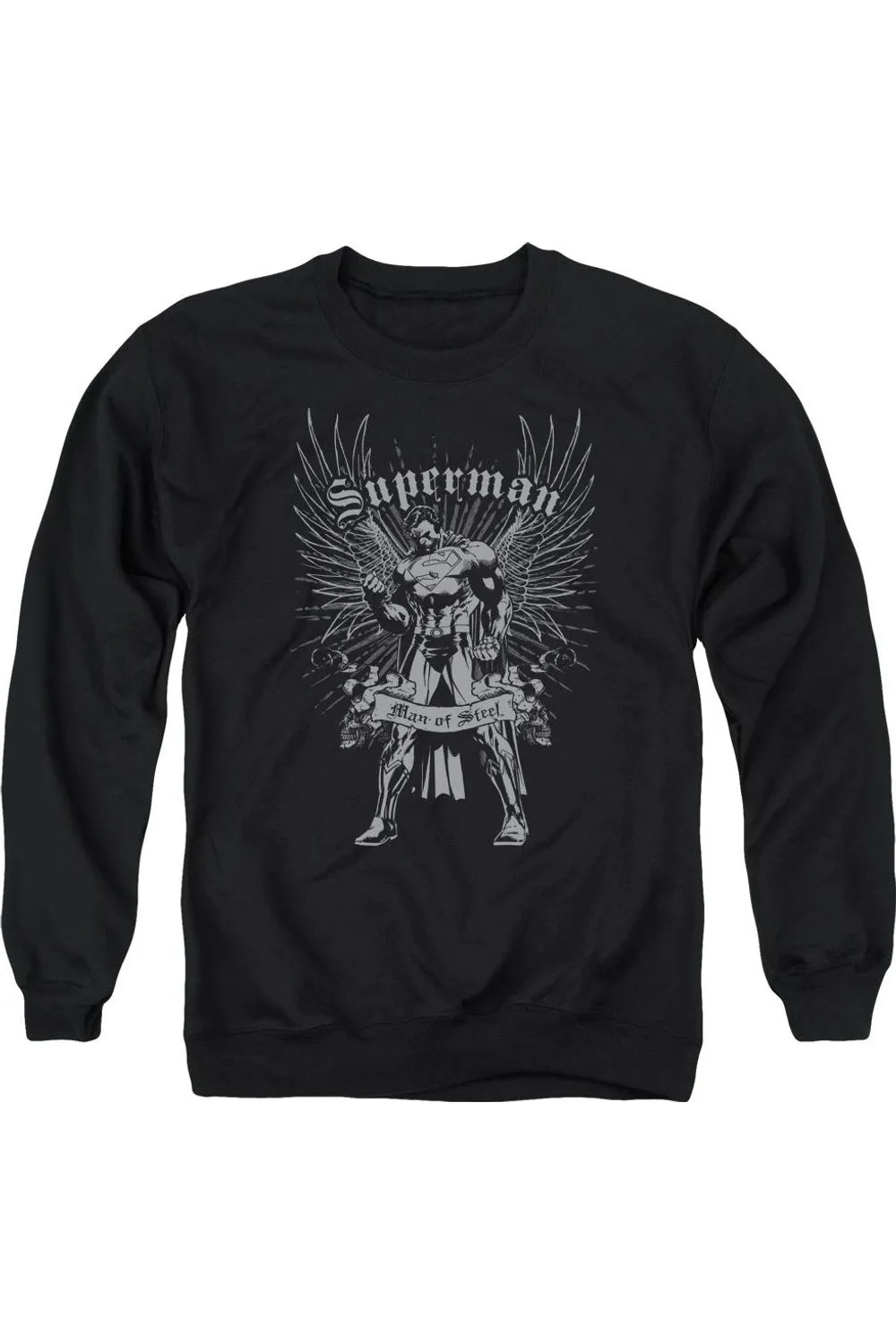 Superman Steel Adult Crewneck Sweatshirt