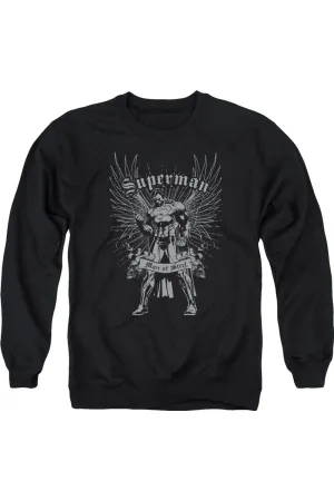 Superman Steel Adult Crewneck Sweatshirt