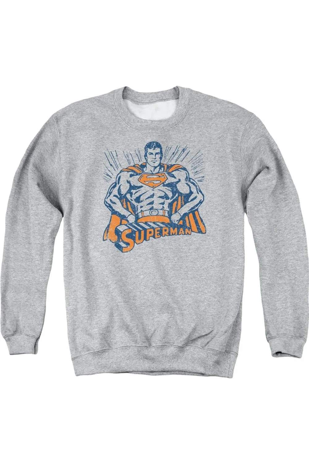 Superman Vintage Stance Adult Crewneck Sweatshirt