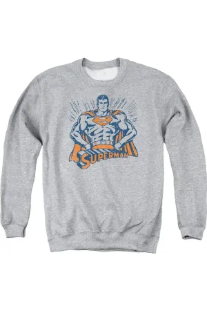 Superman Vintage Stance Adult Crewneck Sweatshirt