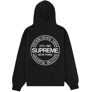 Supreme Black Back Logo Hoodie Mens Hoodies,Womens Hoodies,Pullover Hoodie,Custom Hoodies Bulk,Fleece Hoodie Winter,Zip Up Hoodie Men,Oversized Graphic Hoodie