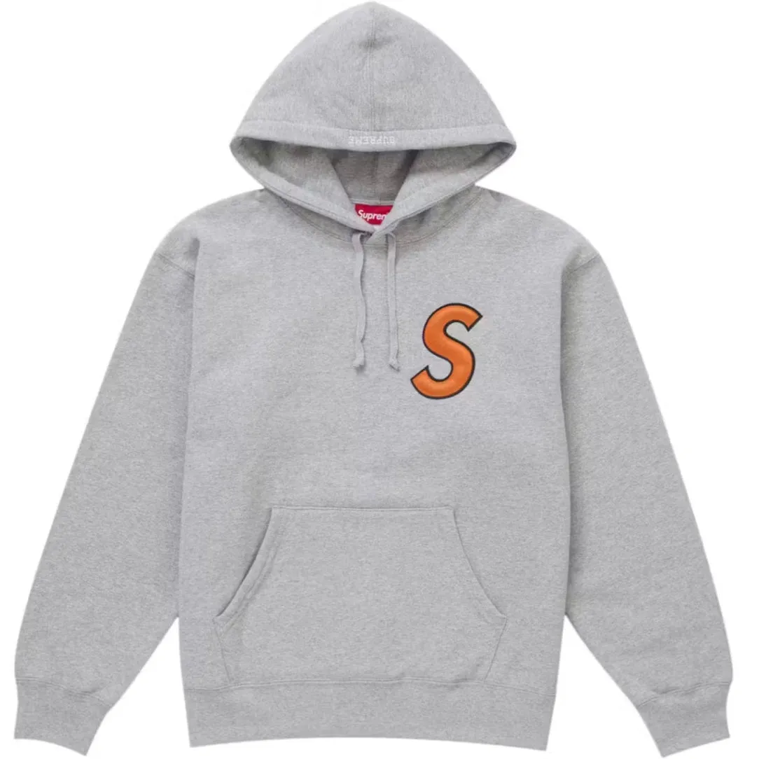 Supreme Grey Logo Hoodie Mens Hoodies,Womens Hoodies,Pullover Hoodie,Custom Hoodies Bulk,Fleece Hoodie Winter,Zip Up Hoodie Men,Oversized Graphic Hoodie