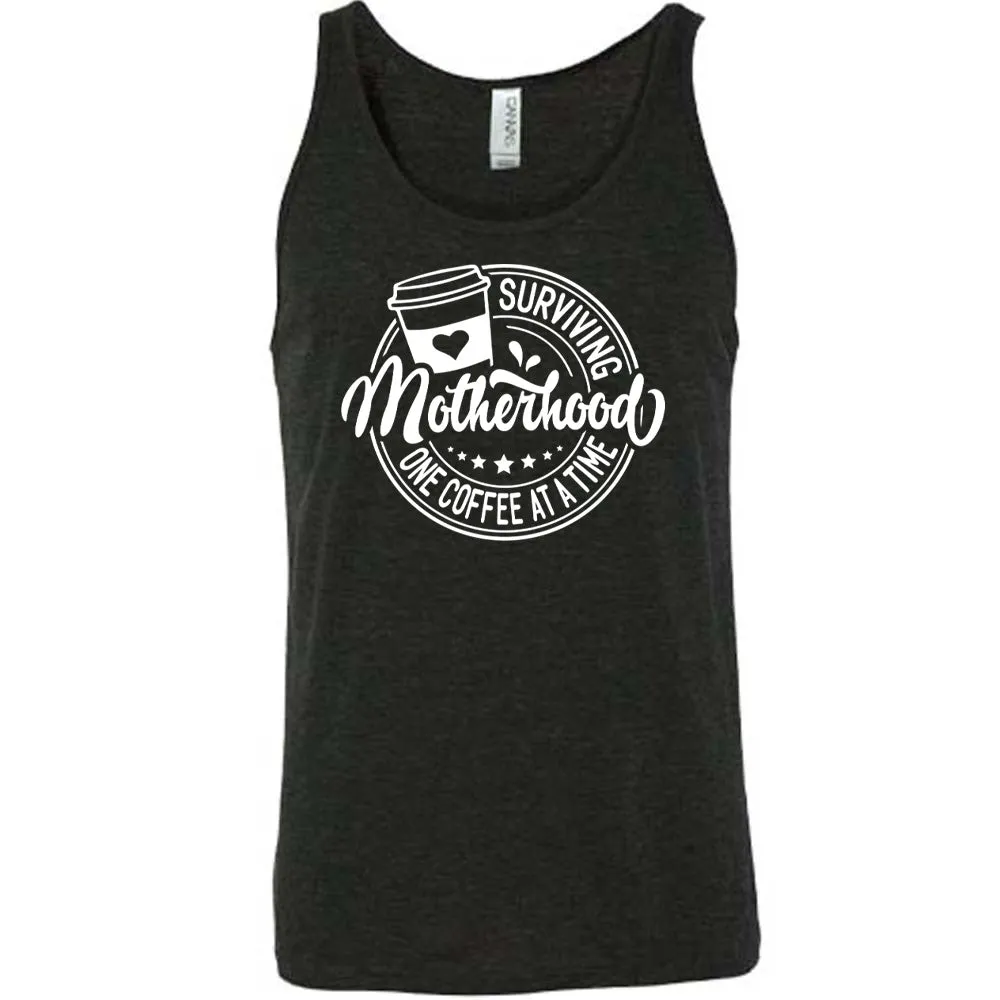 Surviving Motherhood One Coffee at a Time Shirt Unisex