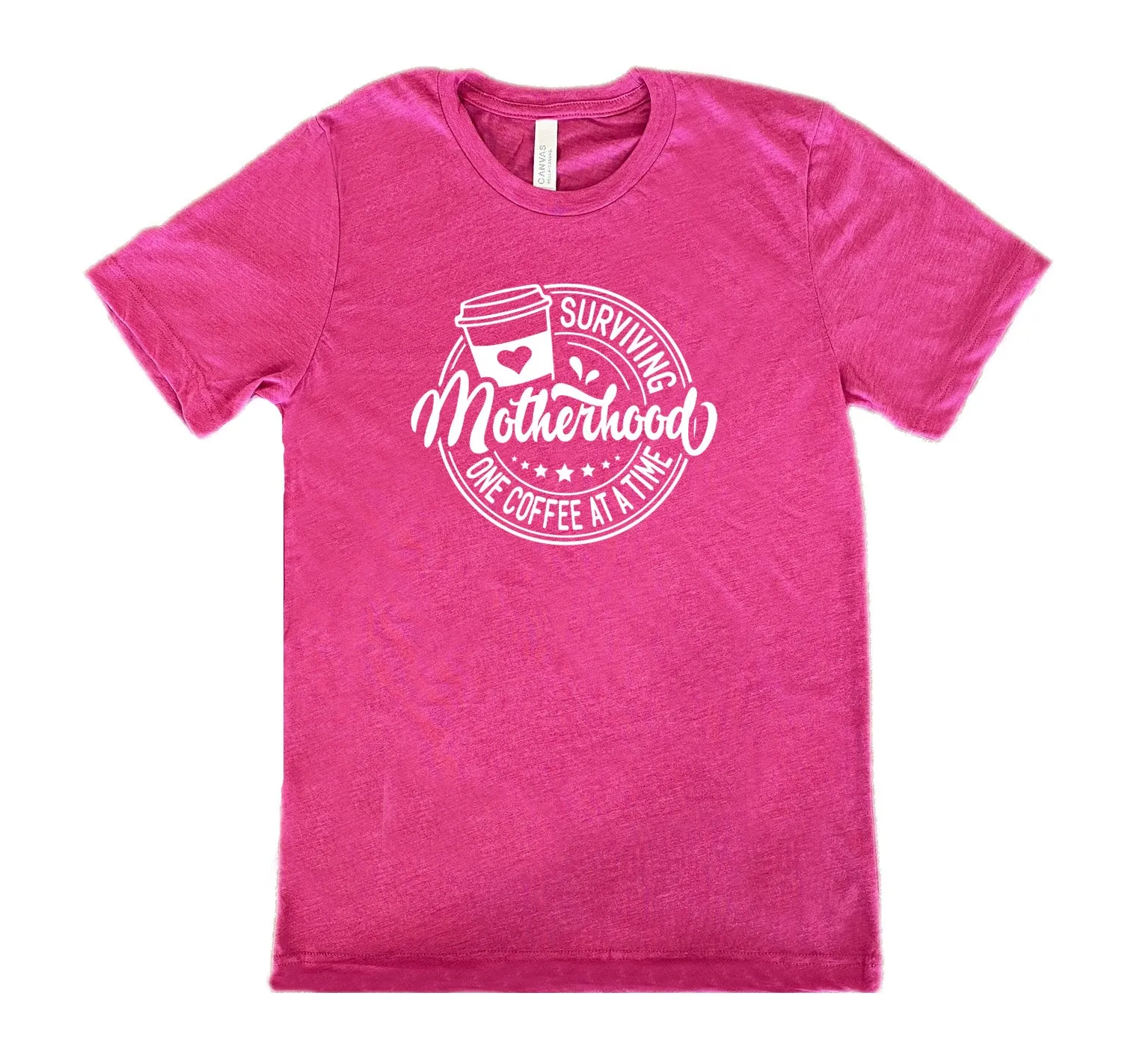 Surviving Motherhood One Coffee at a Time Shirt Unisex
