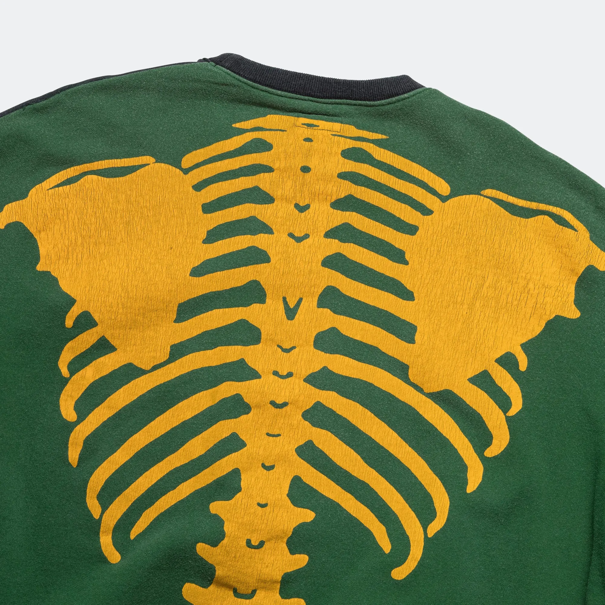 SWT Knit 2Tones Remake BIG SWT (BONE) - BLKxGreen
