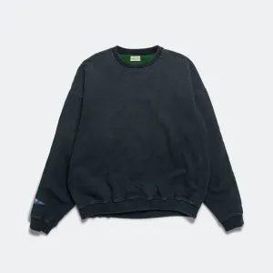 SWT Knit 2Tones Remake BIG SWT (BONE) - BLKxGreen