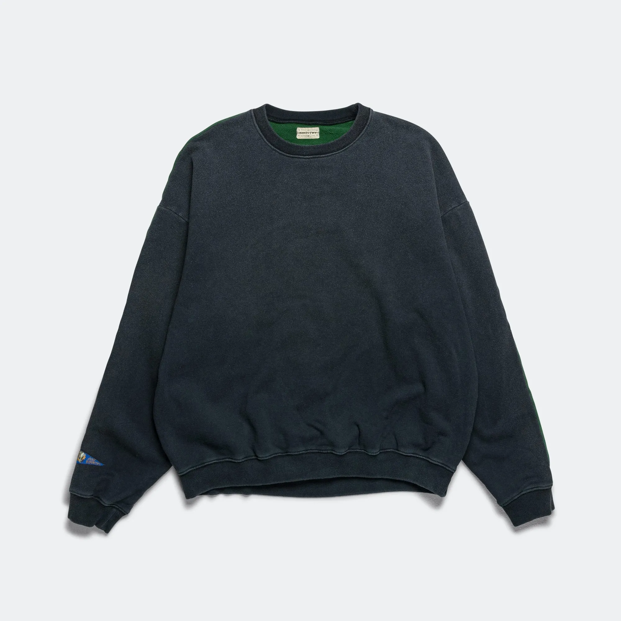 SWT Knit 2Tones Remake BIG SWT (BONE) - BLKxGreen