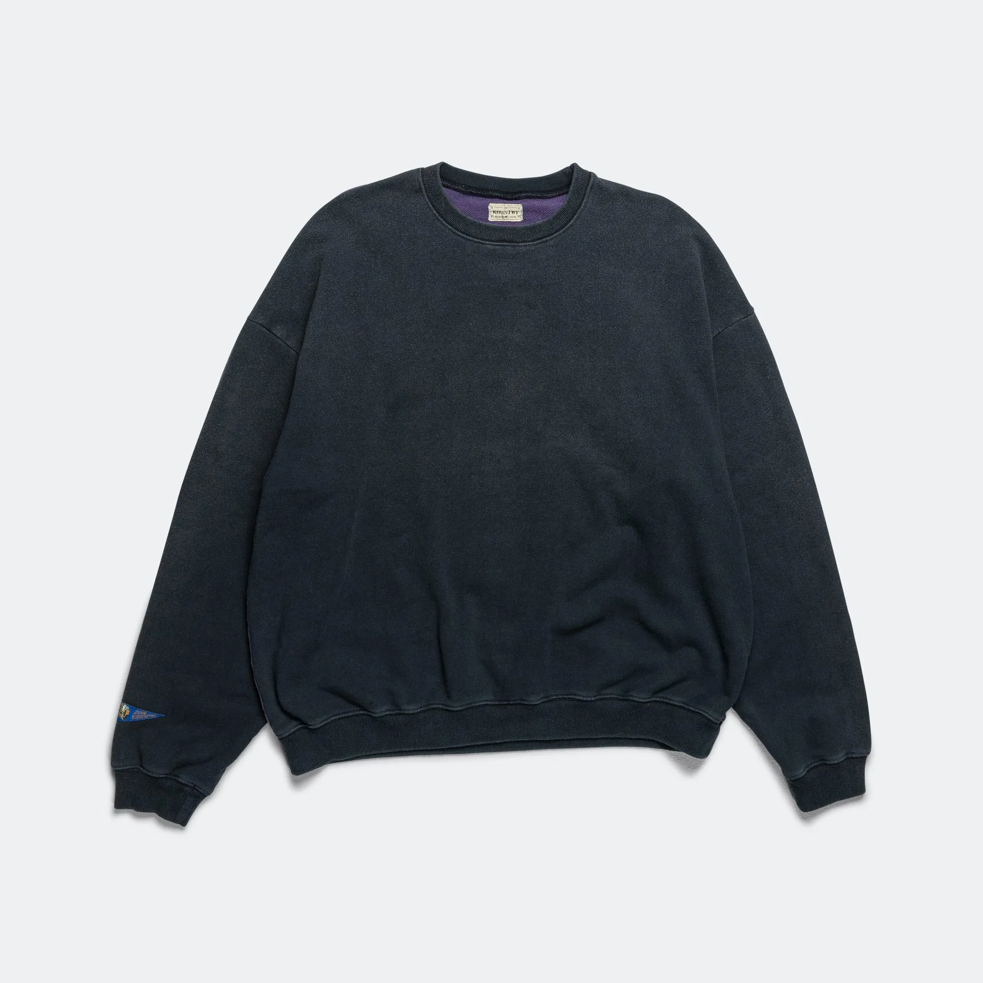 SWT Knit 2Tones Remake BIG SWT (BONE) - BLKxPurple