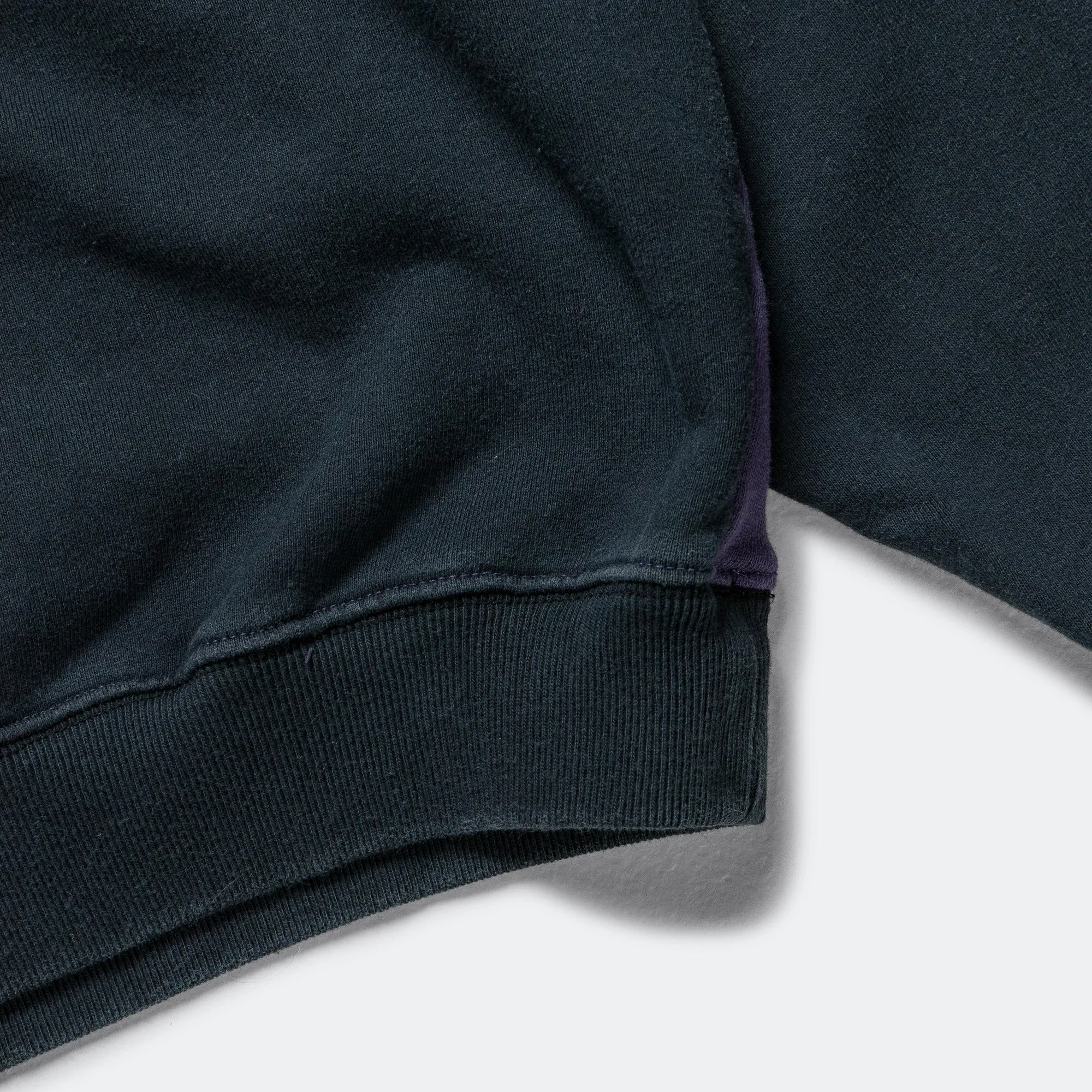 SWT Knit 2Tones Remake BIG SWT (BONE) - BLKxPurple