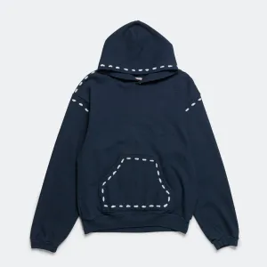 SWT Knit MARIONETTE Hoodie - Navy