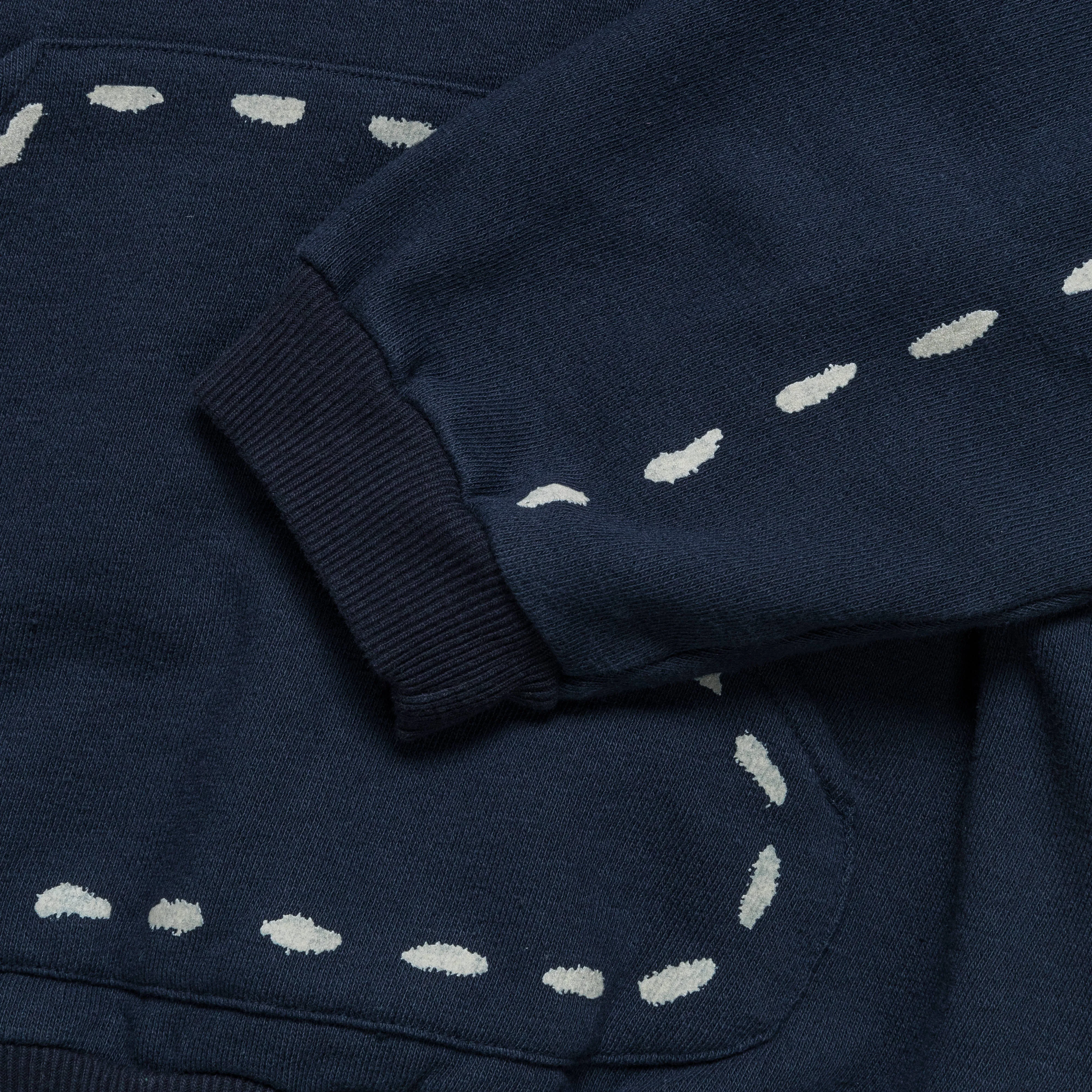 SWT Knit MARIONETTE Hoodie - Navy