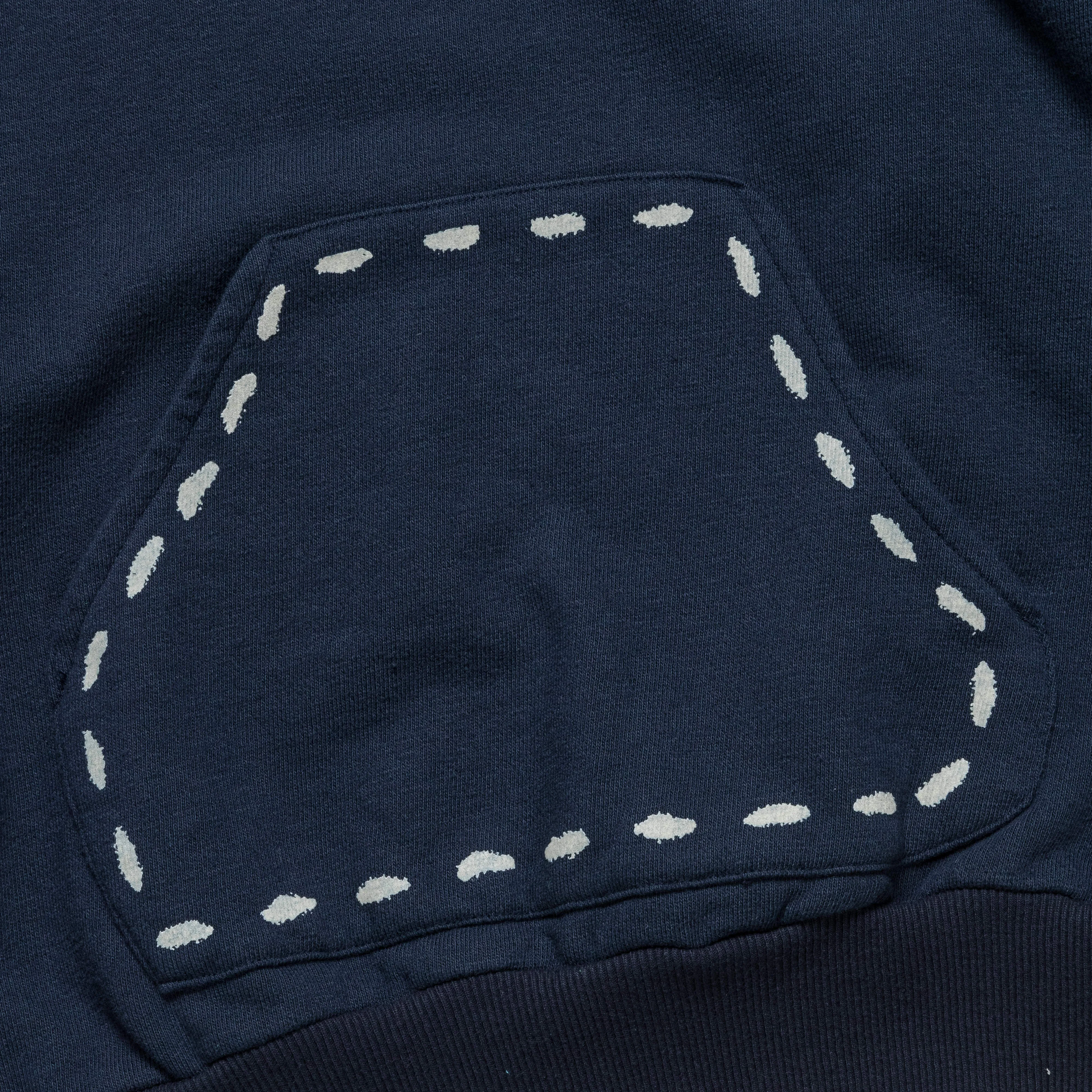 SWT Knit MARIONETTE Hoodie - Navy