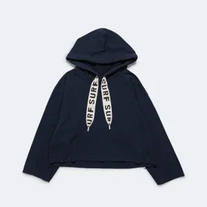 SWT Knit NAMAZU Hooded Sweat Shirt - Navy