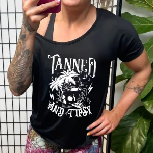 Tanned and Tipsy | Slouchy Tee
