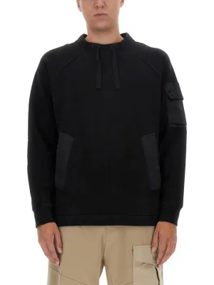 Textured Cotton Sweatshirt