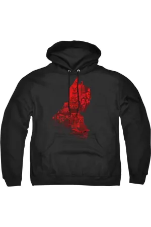 The Batman (2022) News Silhouette Adult Pull Over Hoodie / Hooded Sweatshirt