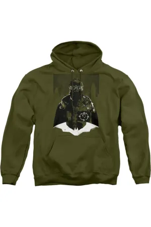 The Batman Noir Riddler Adult Pull Over Hoodie / Hooded Sweatshirt