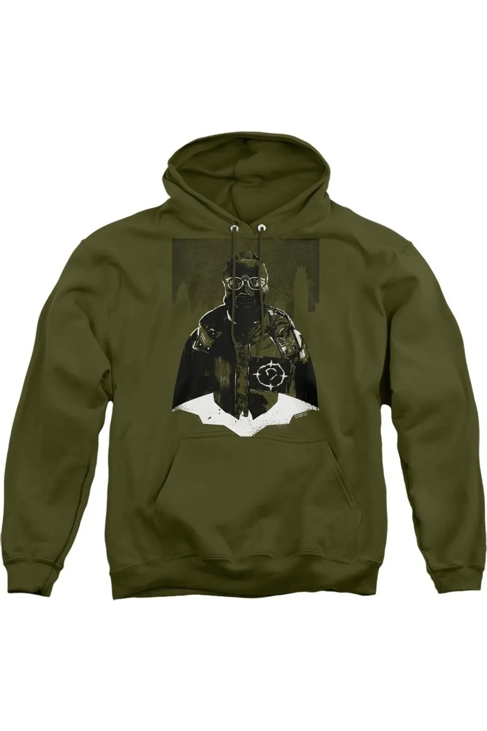 The Batman Noir Riddler Adult Pull Over Hoodie / Hooded Sweatshirt
