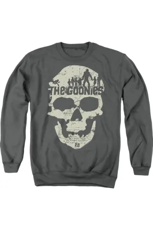 The Goonies Skull Map Adult Crewneck Sweatshirt