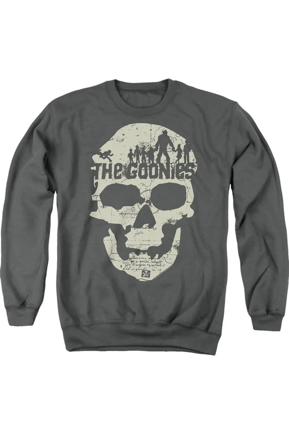 The Goonies Skull Map Adult Crewneck Sweatshirt