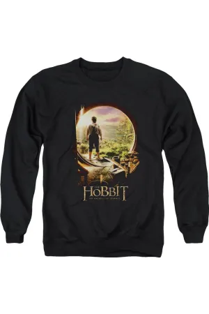 The Hobbit Hobbit In Door Adult Crewneck Sweatshirt