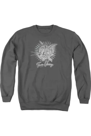 Tom And Jerry Classic Pals Adult Crewneck Sweatshirt