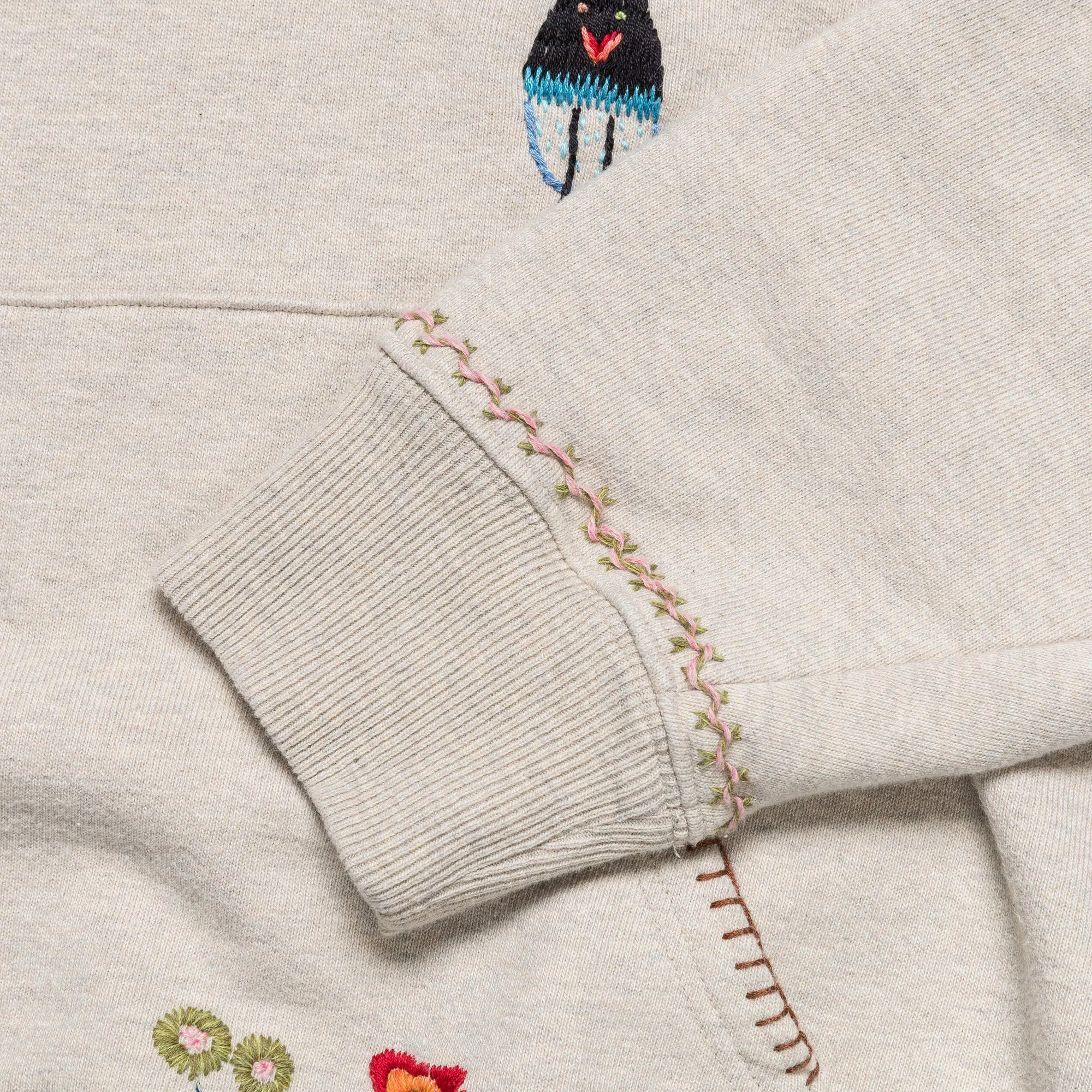 TOP SWT Knit Hoodie (MAGPIE) - Ecru
