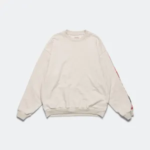 TOP SWT Knit x YABANE Quilt 2TONES BIG SWT - Ecru/Trico