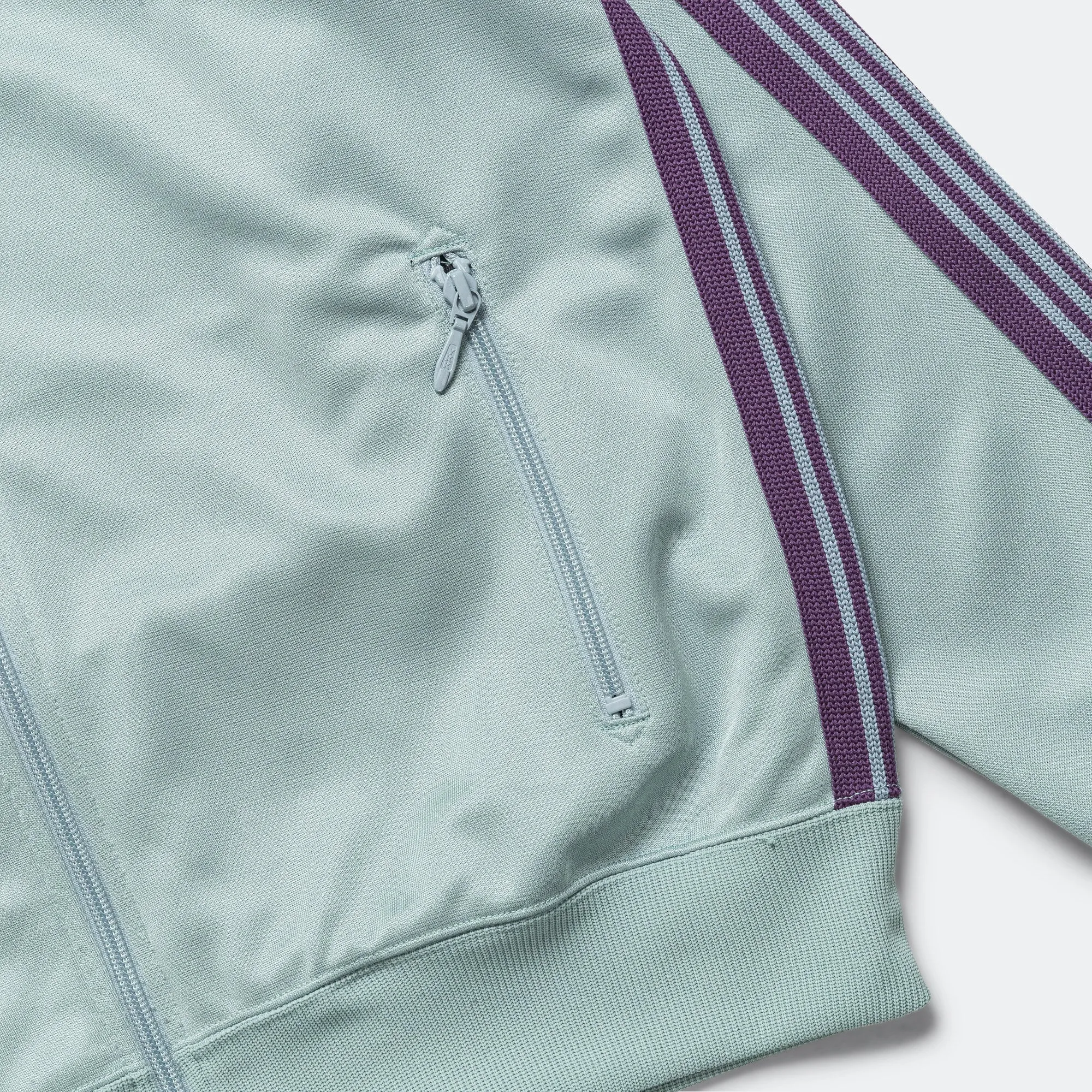 Track Jacket - Sax Poly Smooth