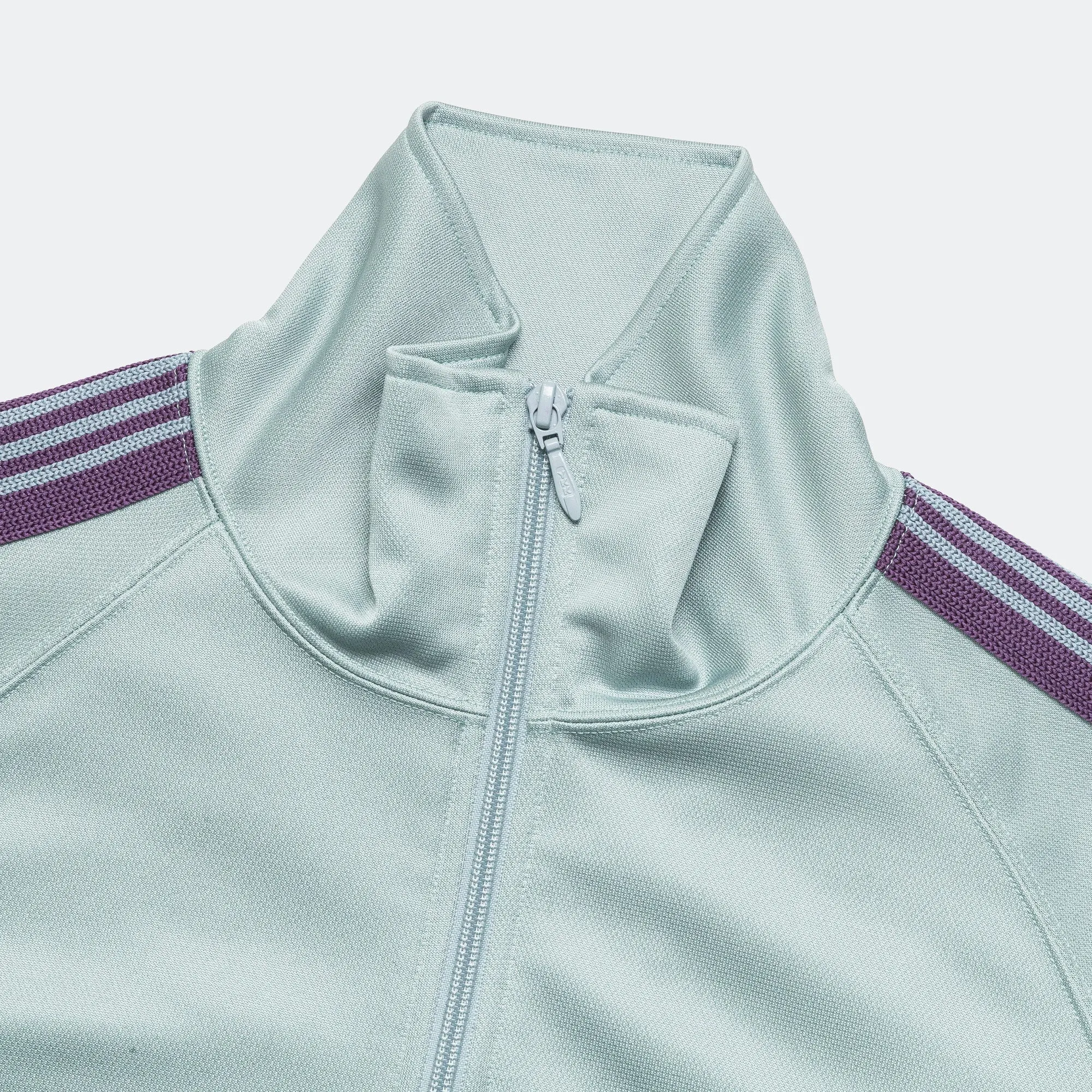 Track Jacket - Sax Poly Smooth