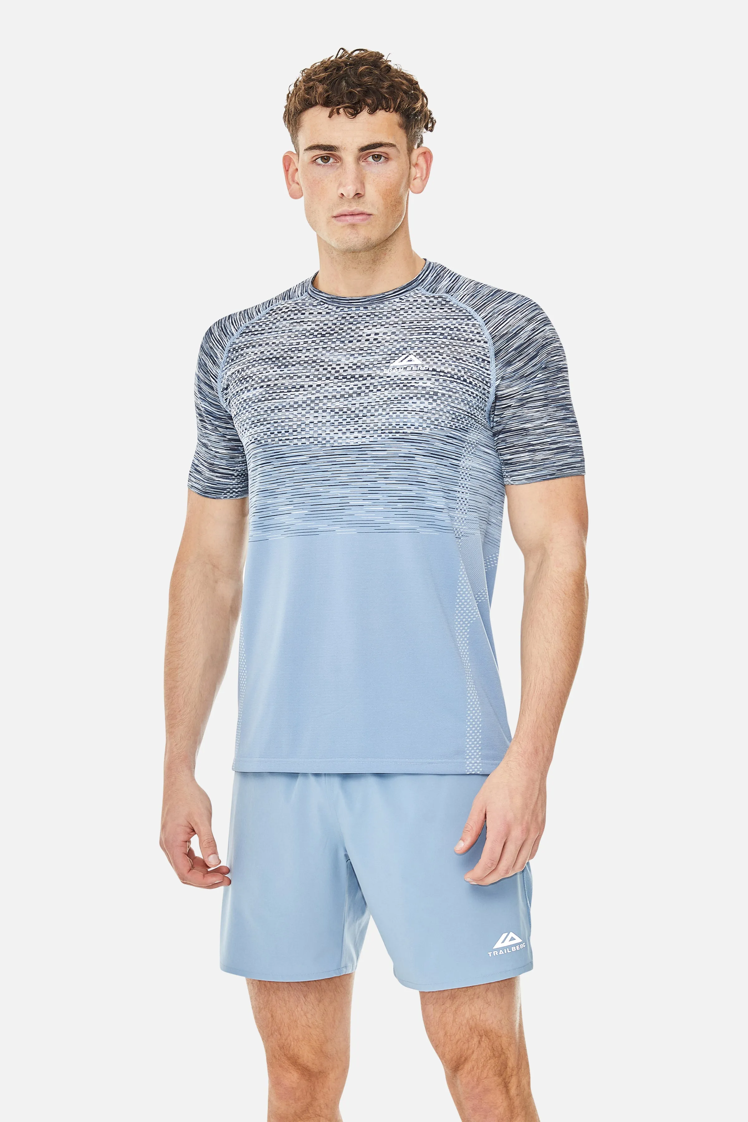 Trailberg Apex Seamless T Shirt - Blue Fog