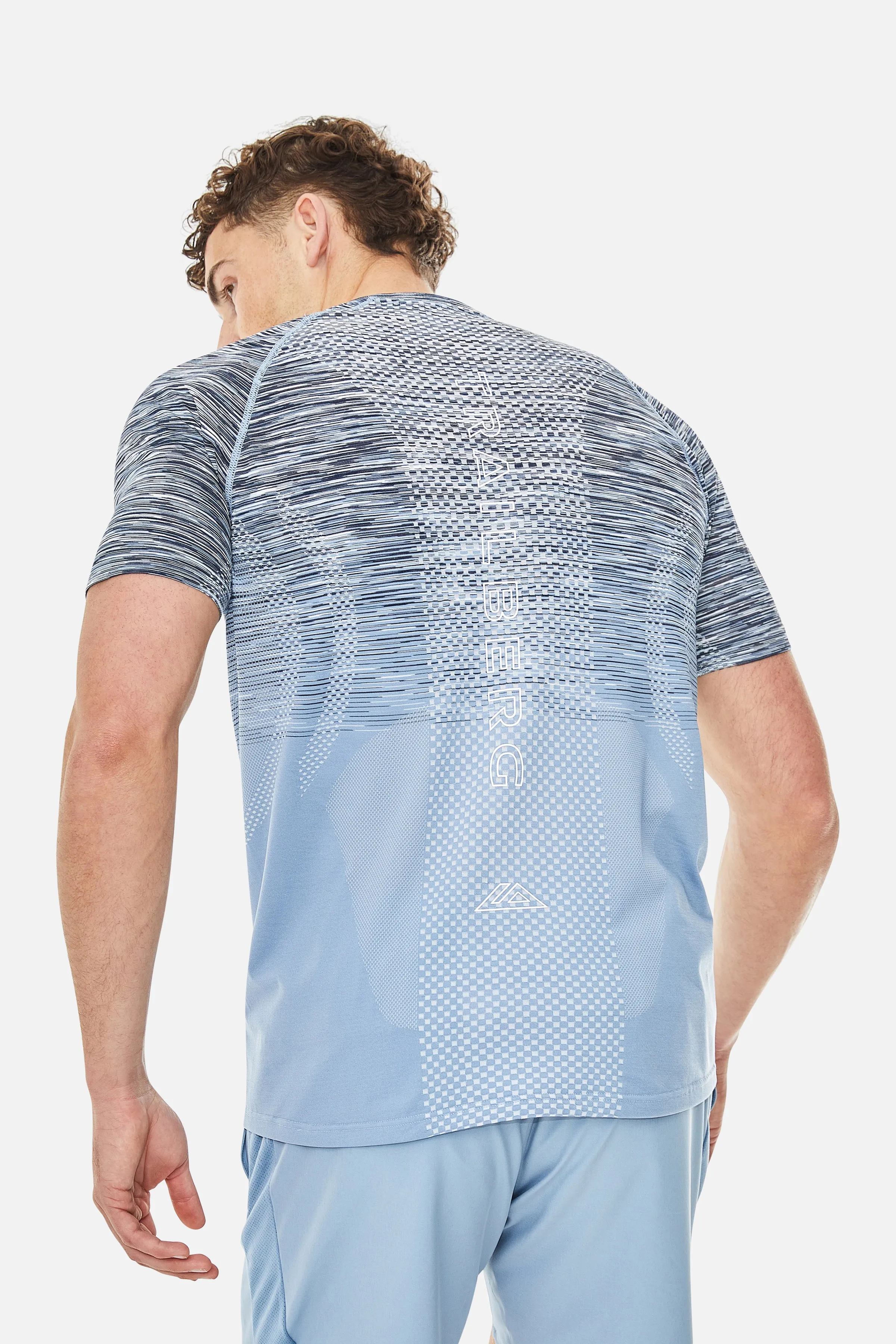 Trailberg Apex Seamless T Shirt - Blue Fog