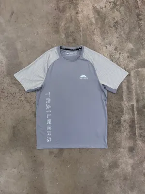 Trailberg Axis Jacquard T Shirt - Grey