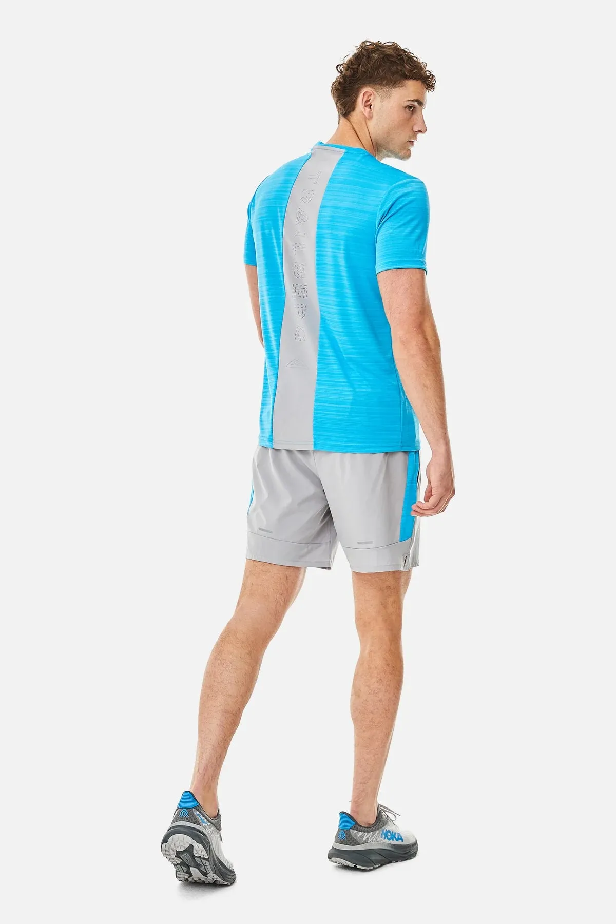Trailberg Cloud SS25 T Shirt - Atomic Blue / Grey
