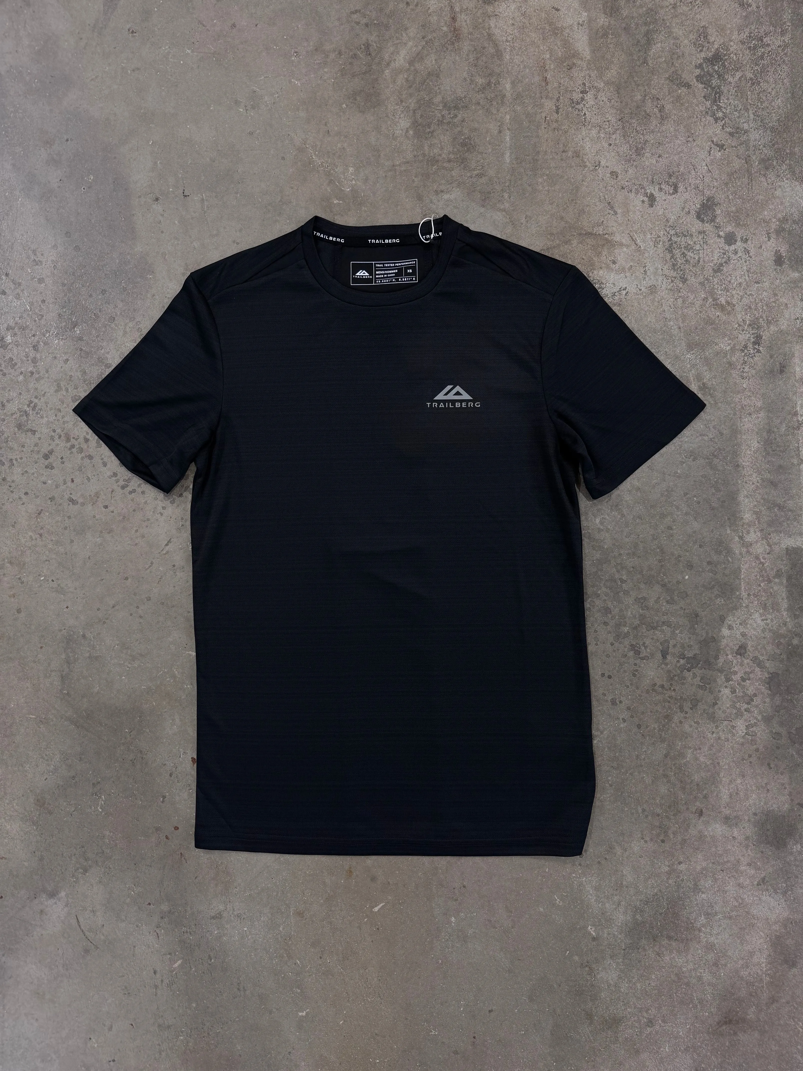Trailberg Cloud SS25 T Shirt - Black / Irongate